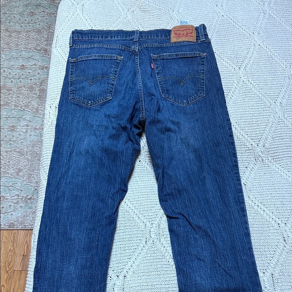 Levi's Men's Dark Indigo Straight Jeans